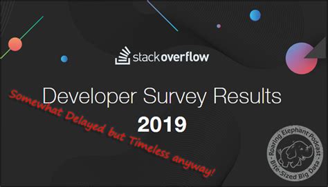 stackoverflow survey 2019|The 2019 Stack Overflow Developer Survey Results Are In.